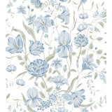 Huset I Solen Floral Wallpaper Roll by Sandberg
