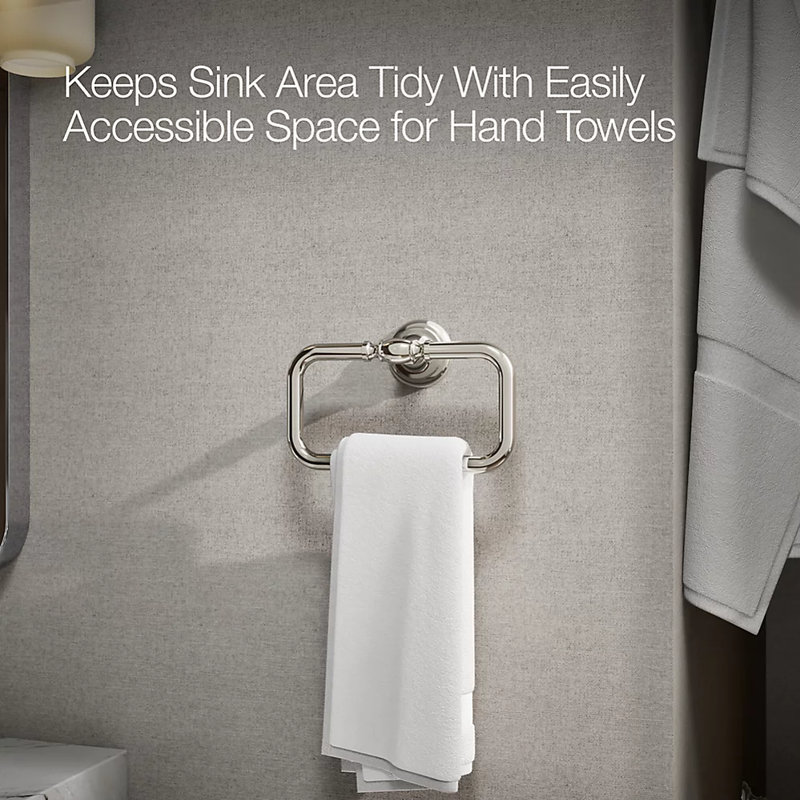 Artifacts® Towel Ring, Vibrant Polished Nickel