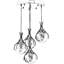Manhasset - Light Black Cluster Pendant