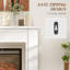 HOMCOM Fireplace Mantel, Solid Wood, Mantel, White