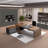 Deluxe modern style desk, computer desk with locke-2066769884
