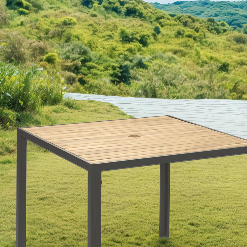 5-piece Patio Dining Table Sets, Yellow