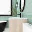 Meuble-lavabo sur pied simple 36 po avec plateau en céramique Zohrah-1761654007