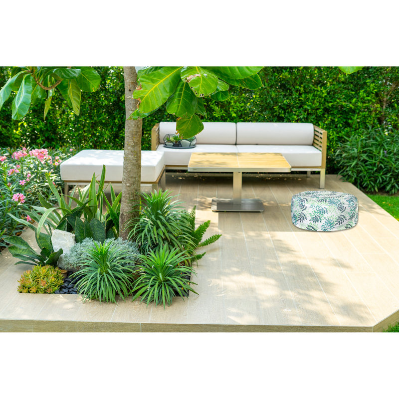 Pouf gonflable d'extérieur April 22 po x 22 po