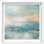 Turquoise Echoes II Shadowbox Abstract Print by Oliver Gal, Black Frame, 12 x 12