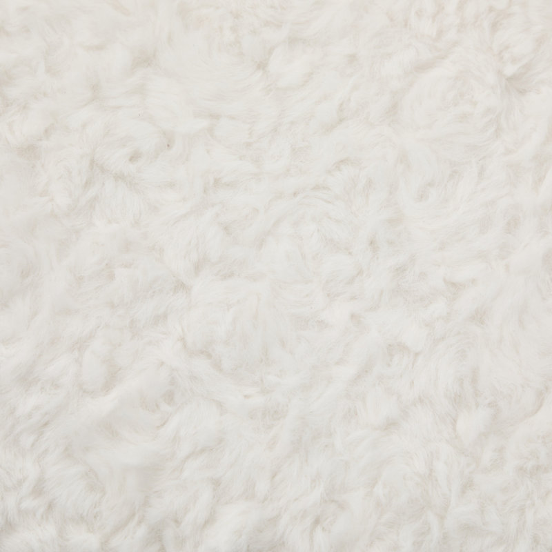 Fauteuil de méditation artificiel, Fausse fourrure, Beige