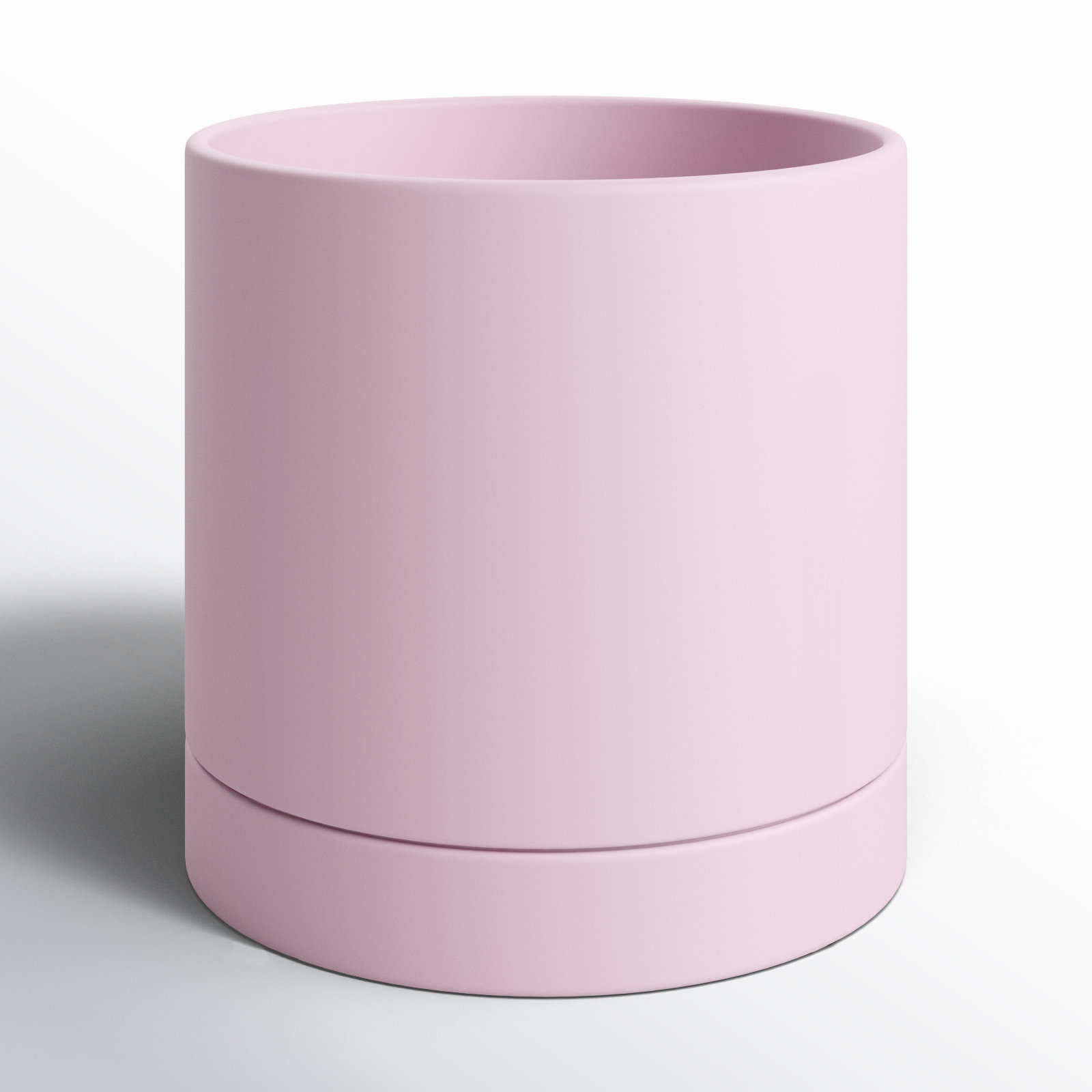 Carlotta 12" Ceramic Pot Planter, 5.75" H x 5" W x 5" D, Purple