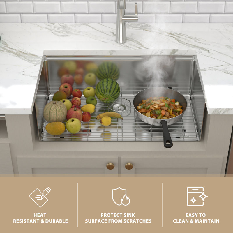 31'' X 16'' Stainless Steel Sink Grid