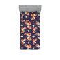 Quartz, orange, bleu / floral