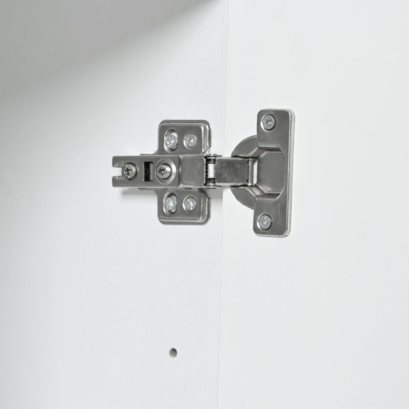 Rangement à crédence 60 po avec 4 portes 60 po, Blanc