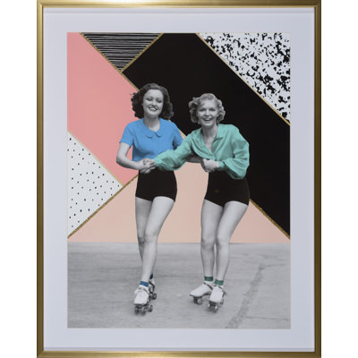 Retro Babes 2 Print by MOD Collection