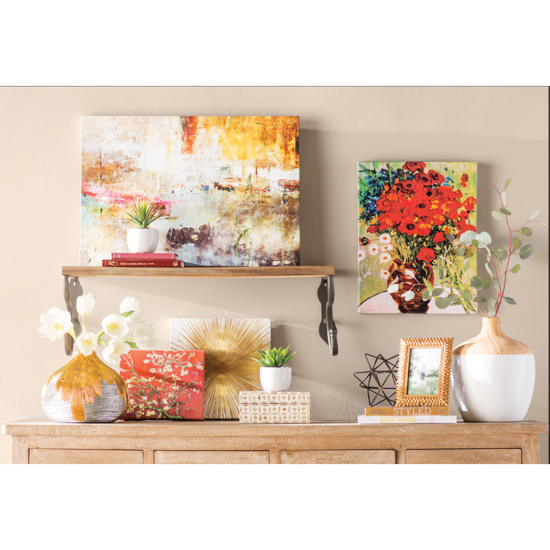 «Radiant Gold» par Abby Young, impression sur toile tendue, H 12 po x l 12 po x P 0,75 po