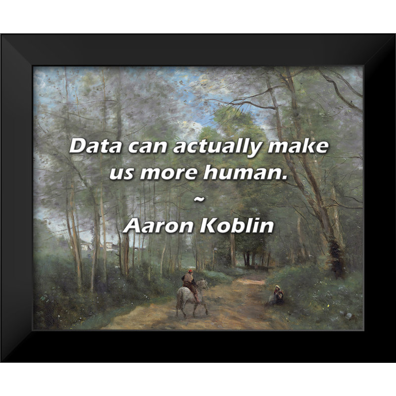 Aaron Koblin Quote: Data can actually make us more human.