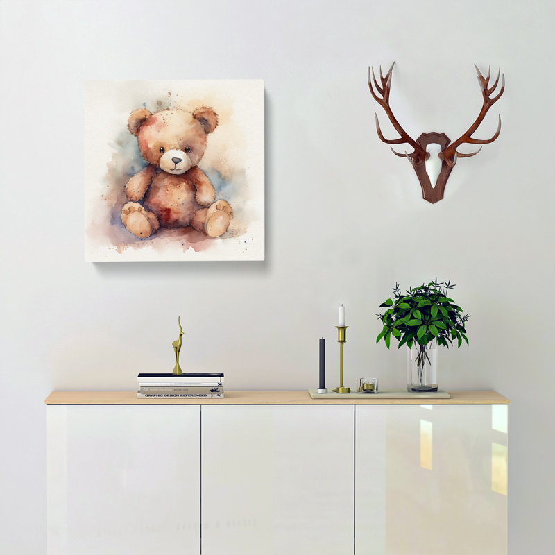 Modern Wall Art - Wrapped Canvas - Framed Print, 50cm H x 50cm W x 3cm D