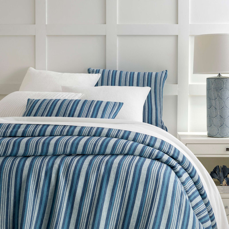 Seychelles Quilted Sham, Standard, Dove White