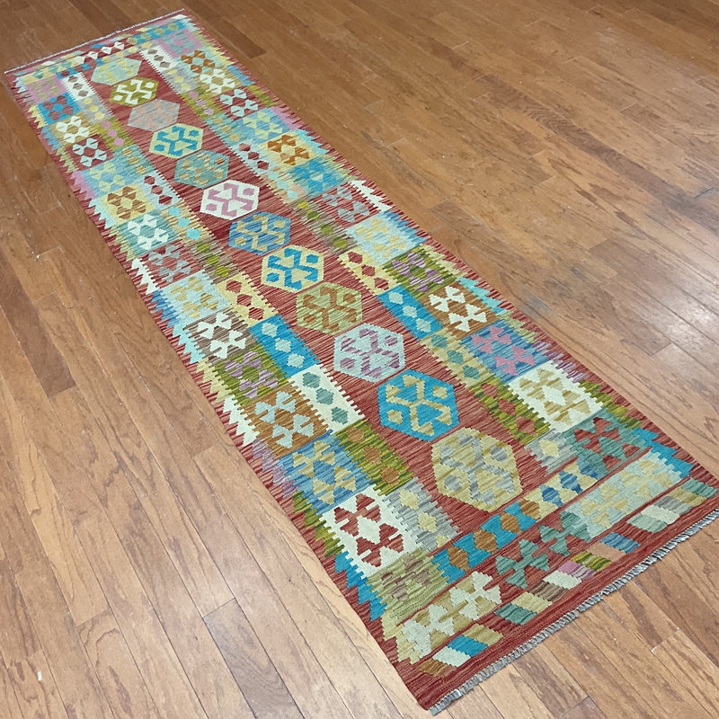  Handmade Kilim Wool Runner