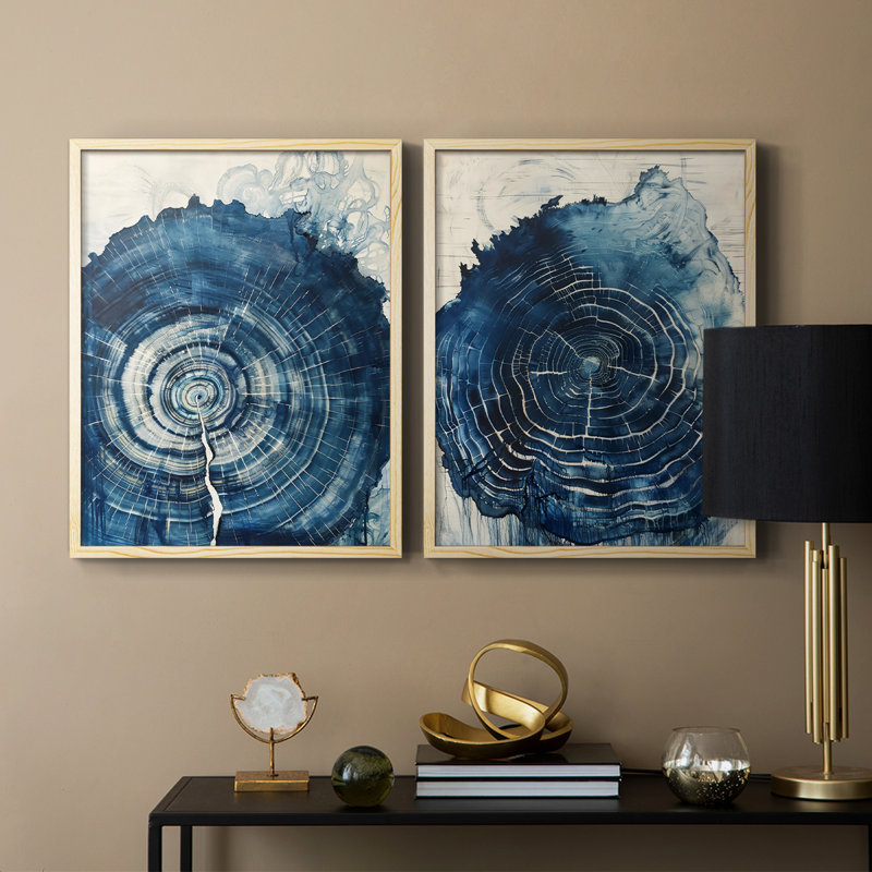 Série ABSTRACT CLXVI - reproduction encadrée de qualité supérieure - prête à être accrochée - aucun clou requis - aucun clou requis