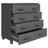 Hamar Sideboard Bar Buffet Console Cabinet with Drawers HAMAR Solid Wood Pine-1239600803