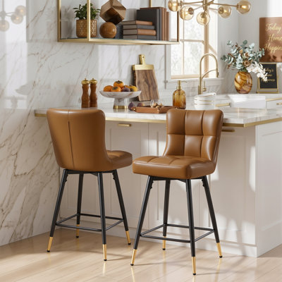 Tabouret de bar pivotant 26 po