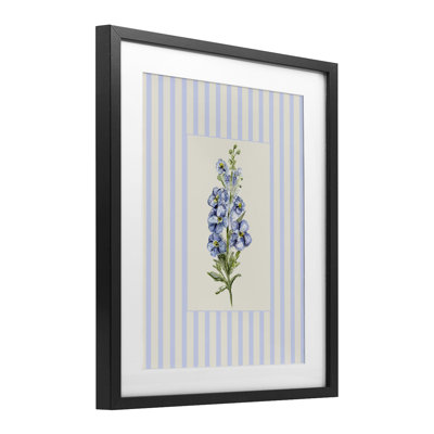 «Blue Stripe», reproduction sous verre encadrée par Lisa Wehmeyer
