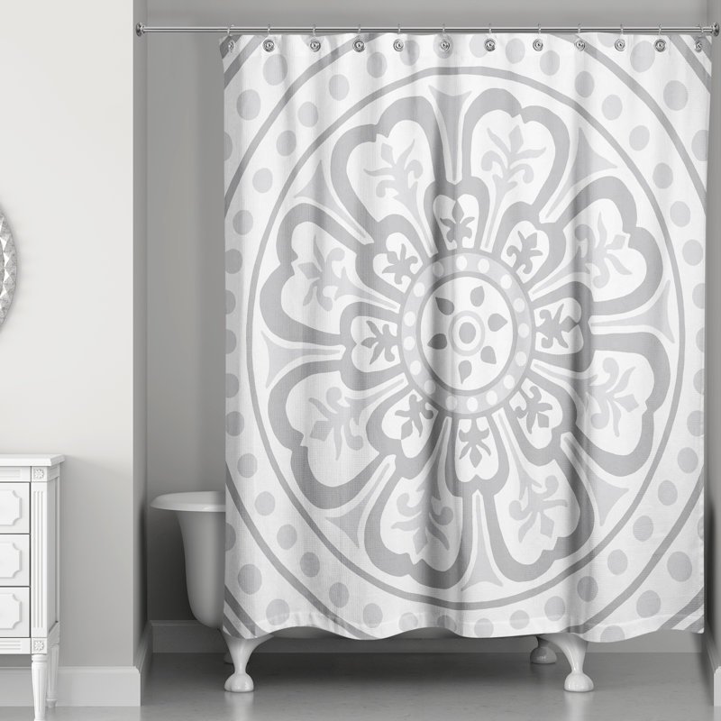 Rideau de douche Maloy, Gris