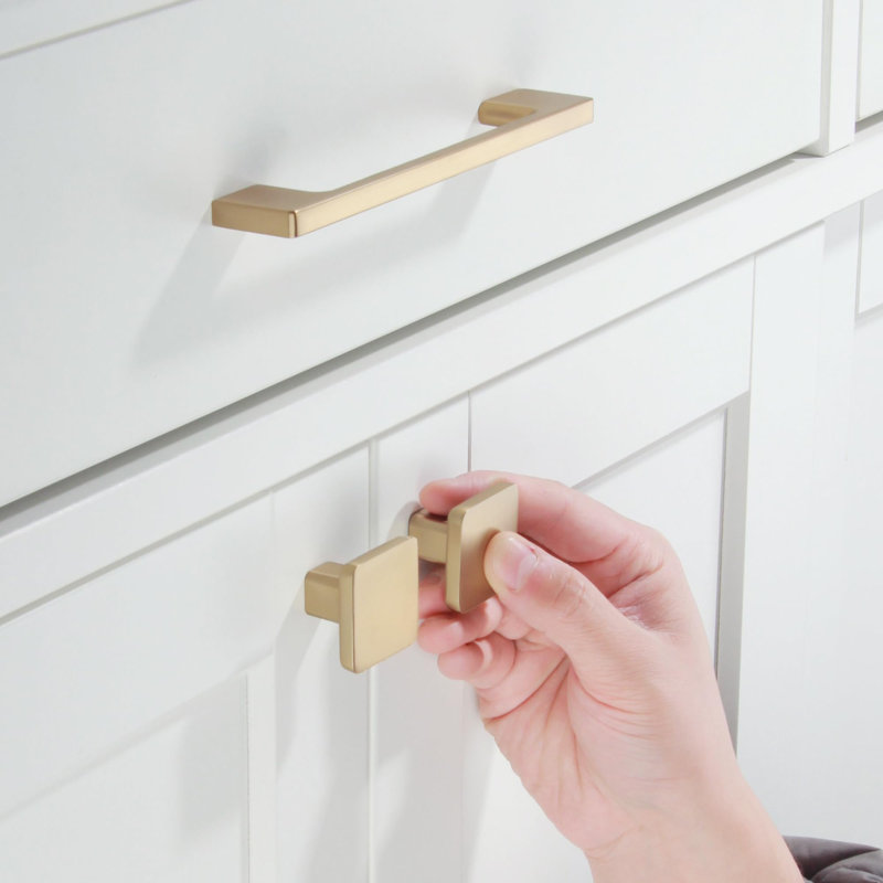 Paquet de 10 poignées d'armoire classiques - 5 "/ 128 mm espacement des vis Poignées de quincaillerie de meubles en bronze pour armoires de cuisine