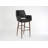 Tomlin Upholstered Faux Leather Counter Stool with Steel Frame-88882107