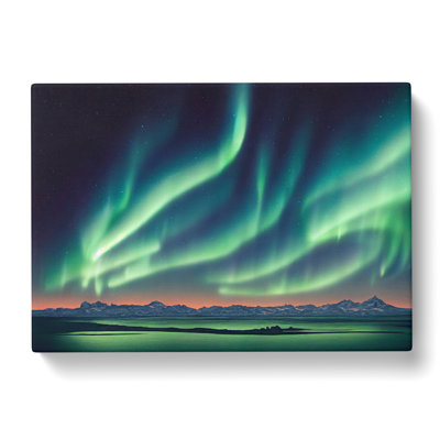 Joyous Aurora Borealis - Wrapped Canvas Print