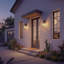 Citlali Aluminum Wall Light With Dusk to Dawn and Motion Sensor