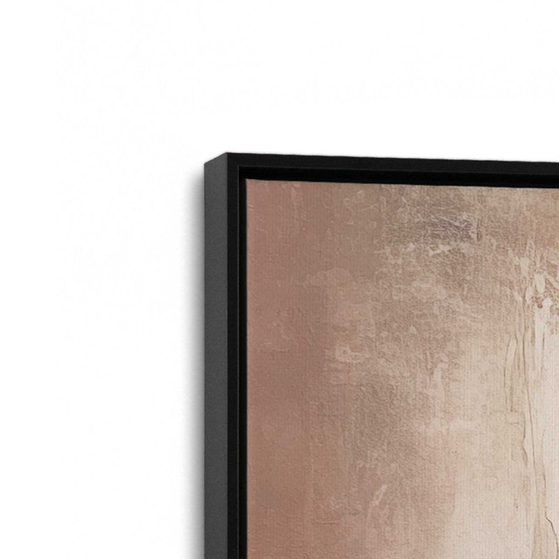 «Russet Mist D dépliant», reproduction sur toile dans un cadre en chrome poli, H 12,75 po x l 8,75 po x P 1,75 po