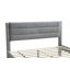 Mobilier de chambre à coucher avec lit de rangement en velours côtelé de luxe 1 lit double-920197611