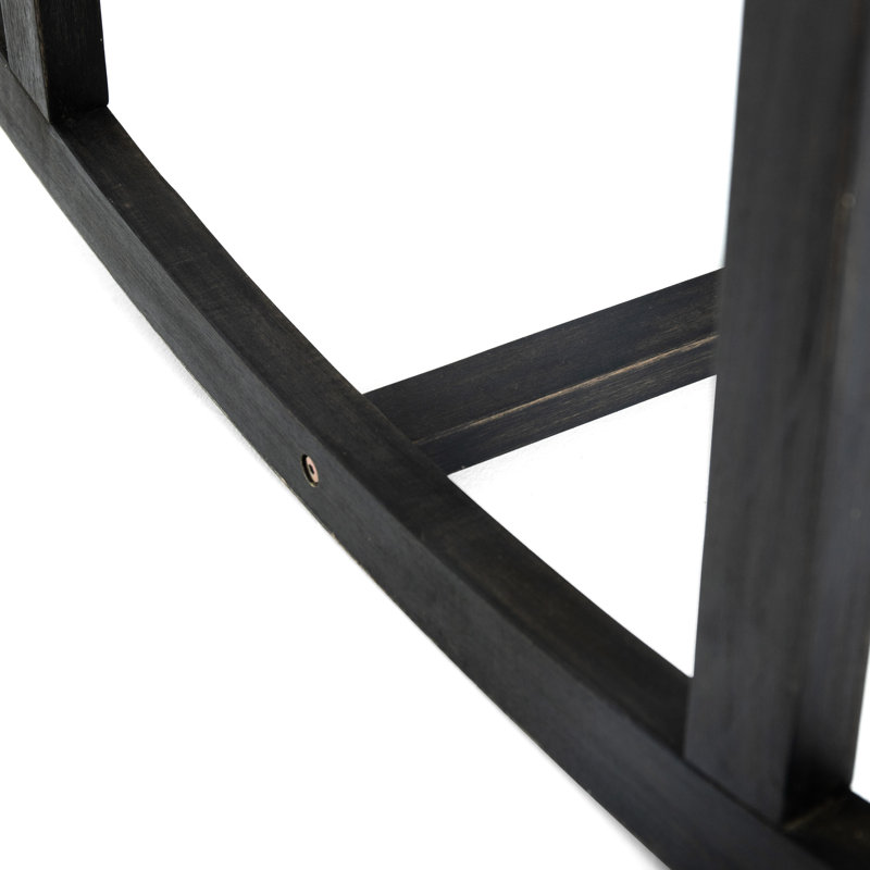 Bascule en gris foncé - Fabriquée avec précision à partir de bois pour un moment de détente dans la cour arrière Créez un environnement extérieur paisible