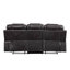 Canapé inclinable en cuir synthétique Braylon