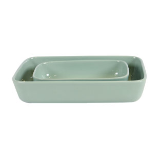 Cactus 2 - Piece 2 - Size Baking Sheet Set - Light Olive