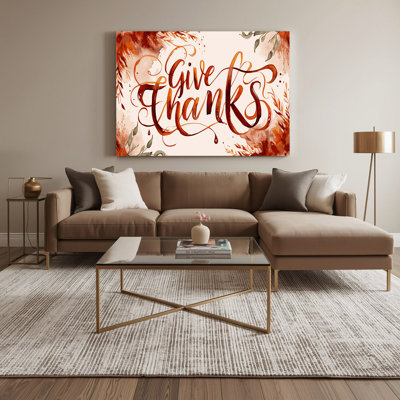 Art mural sur toile, "Thanksgiving"