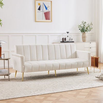 2 Seater Velvet Sofa Bed