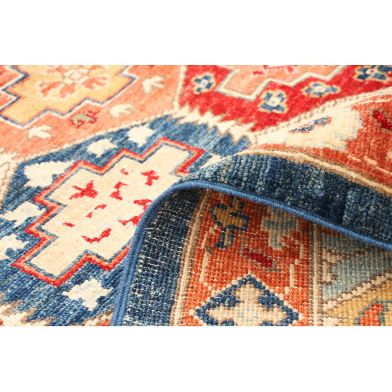 Tapis en laine de cuivre/rouge 8 pi 2 po x 10 pi à main one-of-kind-noué la 2010 Yaak
