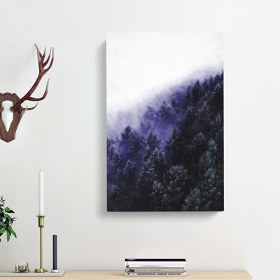Forest Fog In Germany - Wrapped Canvas