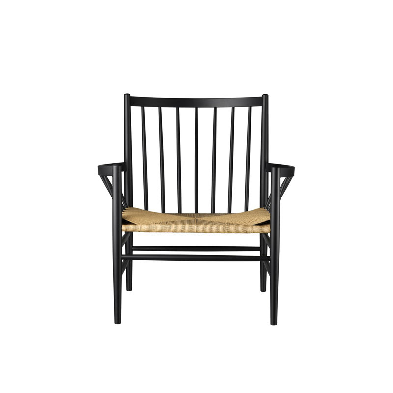 J82 Armchair, Jet Black