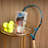 Clear/White Standard Floater Picture Frame with Mat