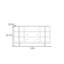 Buffet américain de style minimaliste rétro