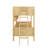 Twin Size Wooden Bunk Bed With 3 Storage Shelves,Ladder Can Be Changed Left Or Right-339472228