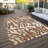  Malek Indoor/Outdoor Area Rug with Non-Slip Backing-861438412