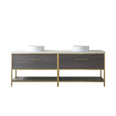 Ensemble de meuble-lavabo double 84 po Murcia