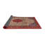 Tapis traditionnel mehroon/noir/crème Kash-2018963970