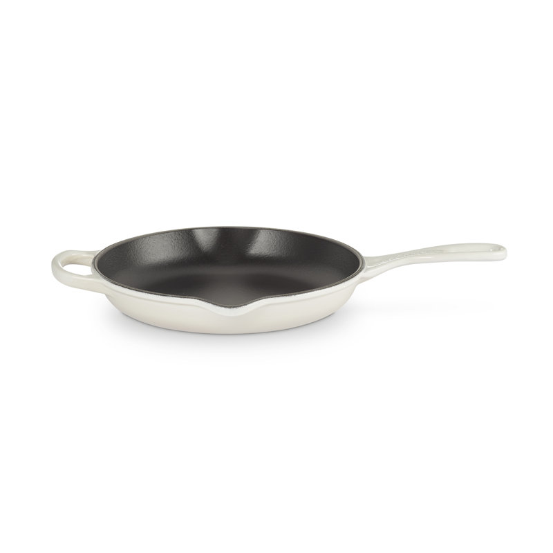 Le Creuset Cast Iron Frying Pan with Metal Handle, 23cm, Meringue