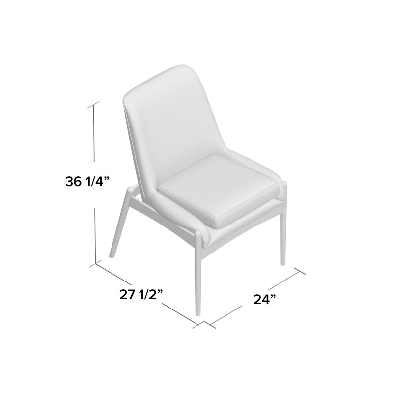 Norwalk Upholstered Stool with Solid Wood Frame
