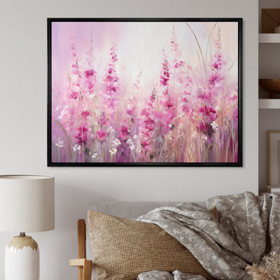 «Fuschia Country Charm Flowers» sur toile