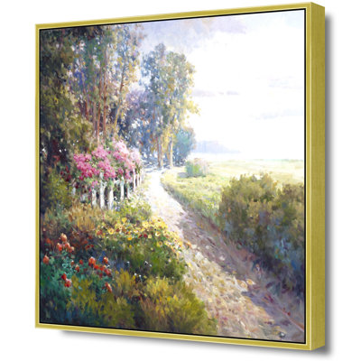 Morning Along The Fence Line Print