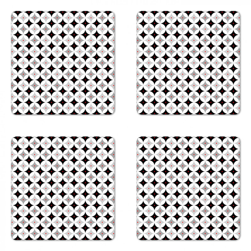 Square 4 Piece Coaster Set
